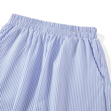 Y2K Striped Pajama Pants Women High Waist Wide Leg Lounge