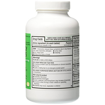 Major 4 Hour Allergy Tablets Chlorpheniramine Maleate 4mg