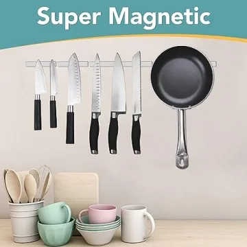 Neodymium Bar Magnets - 12 Pack with Adhesive