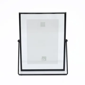 MIMOSA MOMENTS Black Metal Floating 5x7 Picture Frame