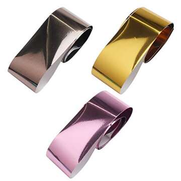 WOKOTO 10 Rolls Stunning Nail Art Foil Stickers for All