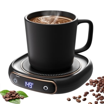 Lerat Coffee Warmer & Mug Set - 3 Temp Settings