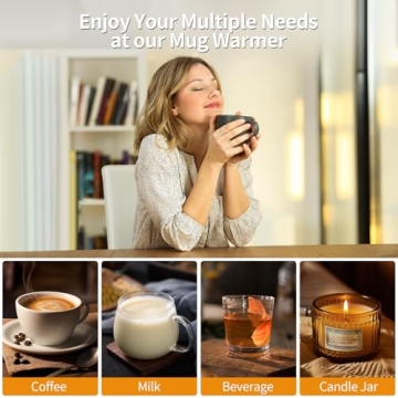 Lerat Coffee Warmer & Mug Set - 3 Temp Settings