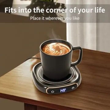 Lerat Coffee Warmer & Mug Set - 3 Temp Settings