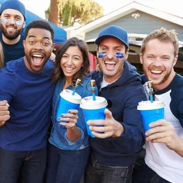 4Johor Football Straw Covers for Stanley Cups 4Pcs