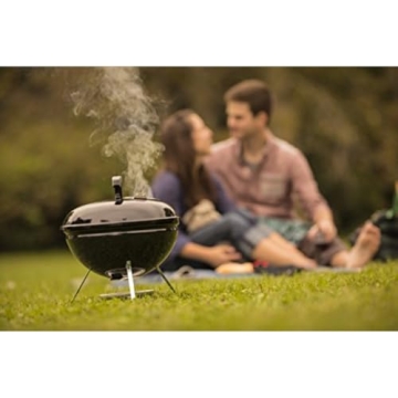 Compact Weber Smokey Joe Portable Charcoal Grill 14-Inch