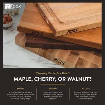 John Boos 20" Maple Cutting Board with Finger Grips