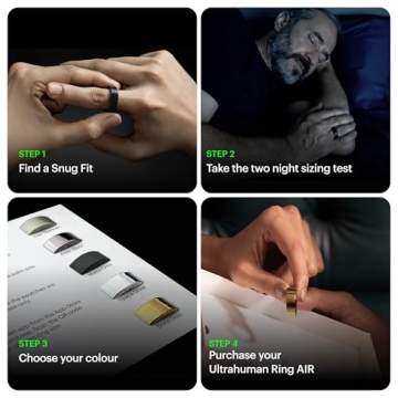 ULTRAHUMAN AIR Smart Ring Health Tracker Kit