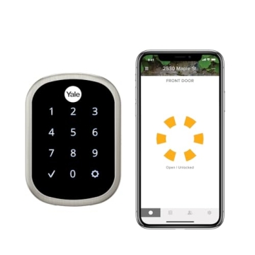 Yale Security SL Deadbolt Smart Lock with Wi-Fi Connected Touchscreen for Keyless Entry