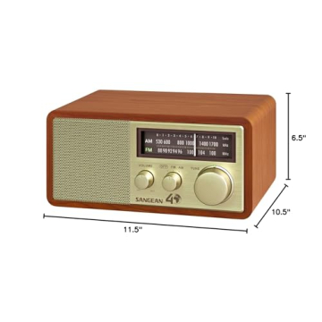 Sangean WR-11SE AM/FM Table Top Radio 40th Anniversary Edition Walnut