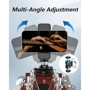 Guitar Head Phone Holder Mount for Easy Video Recording