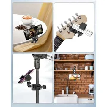 Guitar Head Phone Holder Mount for Easy Video Recording