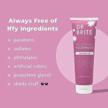Dr. Brite Kids Fluoride-Free Toothpaste, 3 Pack