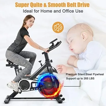 Goplus Indoor Cycling Bike for Home Fitness and Comfort