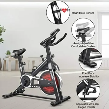 Goplus Indoor Cycling Bike for Home Fitness and Comfort