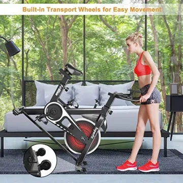 Goplus Indoor Cycling Bike for Home Fitness and Comfort