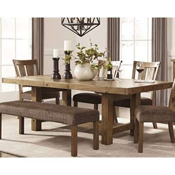 Stylish Ashley Tamilo Dining Room Table for Family Gatherings