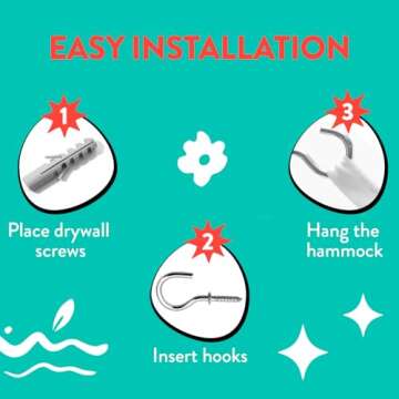 Prince Lionheart Jumbo Toy Hammock - Space-Saving Toy Storage