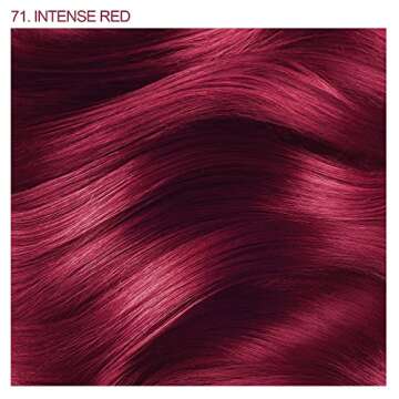 Adore Semi Permanent Hair Color - Vegan and Cruelty-Free Red Hair Dye - 4 Fl Oz - 071 Intense Red (P...