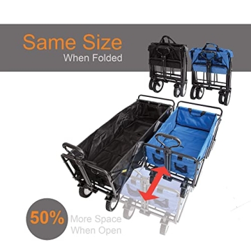 MacSports WTCX-100 Durable Extended Wagon for Easy Hauling