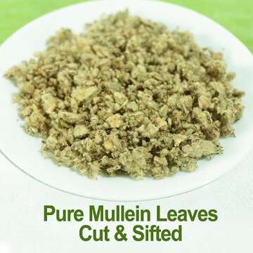 FullChea - Mullein Leaf Tea, 2.5oz/71g - Mullein tea for lungs - Naturally Loose Leaves Herb, Cut & ...