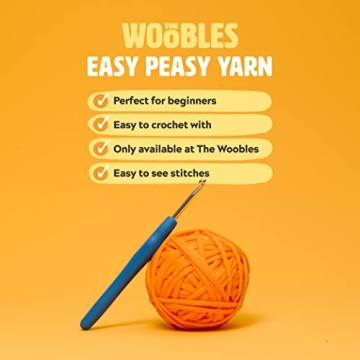 The Woobles Beginners Crochet Kit with Easy Peasy Yarn