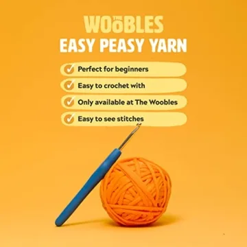The Woobles Beginners Crochet Kit with Easy Peasy Yarn