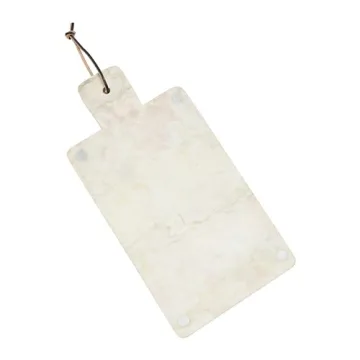 Sage Marble Cheese and Cutting Board with Leather Tie