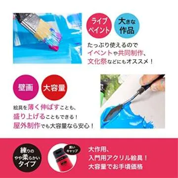 Liquitex BASICS Acrylic Paint, 13.5-oz bottle, Cadmium Orange Hue