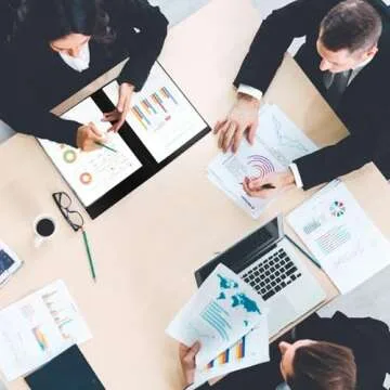 SKYDUE Accordion File Organizer, 5 Pocket Expanding File Folders with Pockets, Document Organizer, Portable Paper Organizer，School Office Supplies Black