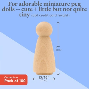Creative Wood Peg Dolls for Crafts and Fun Activities