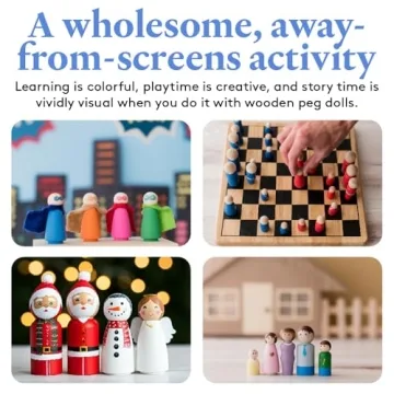 Creative Wood Peg Dolls for Crafts and Fun Activities