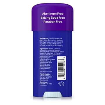 HIKI Whole Body Deodorant Cream for Underarms, Skin Folds + Private Parts Deodorant. Aluminum-Free, Talc Free, & Designed For Sensitive Skin -NEW FORMULA- (Vanilla - 1 Pack)