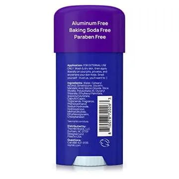 HIKI Whole Body Deodorant Cream for Underarms, Skin Folds + Private Parts Deodorant. Aluminum-Free, Talc Free, & Designed For Sensitive Skin -NEW FORMULA- (Vanilla - 1 Pack)