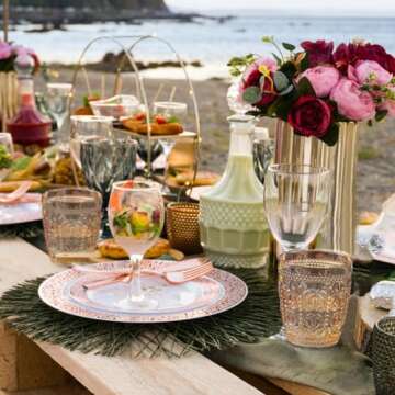 abrwyy Amber Glassware set of 4 Vintage Drinking Glasses, 9.5oz Amber Heavy Duty Glass Cups, Old Fashioned Glass, Set for Party Wedding Home Office Glassware Gift