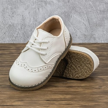 Meckior Toddler Dress Shoes Soft & Stylish - Ideal for Occasions