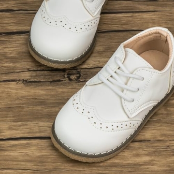 Meckior Toddler Dress Shoes Soft & Stylish - Ideal for Occasions