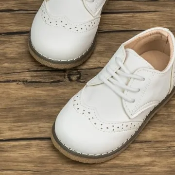 Meckior Toddler Dress Shoes Soft & Stylish - Ideal for Occasions