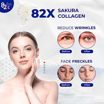 82X Collagen Premium - Marine Fish Tuna Collagen Peptides Liquid Drink for Skin Hair Nails from Japa...