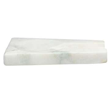 Creative Co-Op White Marble Rest Spoon