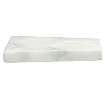 Creative Co-Op White Marble Rest Spoon