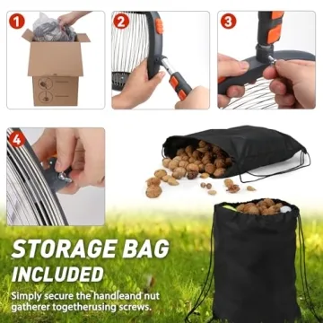 RIFPOD Acorn Picker Roller - Ergonomic Nut Gatherer