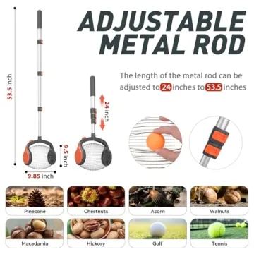 RIFPOD Acorn Picker Roller - Ergonomic Nut Gatherer