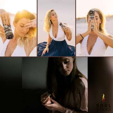 Soul Sticks 1 Pack 9 Inch Black Sage Smudge Stick with Starter Guide | Floral Sage House Blessing | Sage for Cleansing House | Sage for Smudging Wand and Negative Energy | Big Sage Smudge Stick