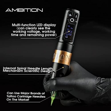 Ambition Soldier Wireless Tattoo Pen Coreless Motor 2400mAh