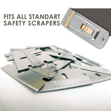 100 Pack WEUPE Razor Blades Utility for Quality Cutting