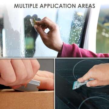 100 Pack WEUPE Razor Blades Utility for Quality Cutting