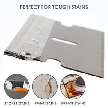 100 Pack WEUPE Razor Blades Utility for Quality Cutting