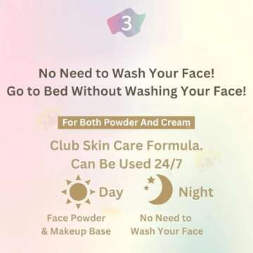 CLUB Cosmetics Translucent Pressed Powder, Transparent Setting Powder for Face Makeup, Japanese Makeup, Pressed Foundation - Rose Fragrance, 26g (0.87 Fl Oz)