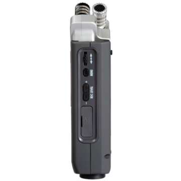 Zoom H4n Pro All Black 4-Track Portable Recorder (2020 Model) with Zoom RC4 Remote, 16GB Memory Card, Tripod & Audio Cables Bundle